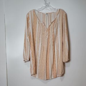 Sonoma Patterned Blouse